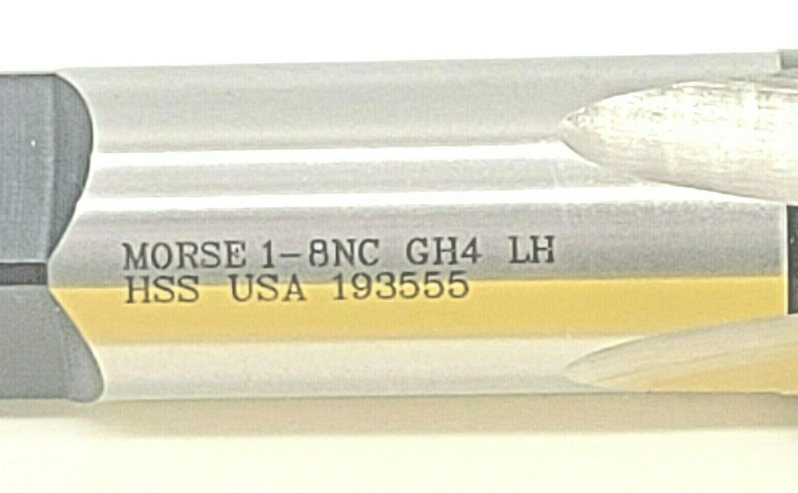 1″-8 NC LEFT HAND Plug Tap Morse MT3733458 LH HSS GH3 USA