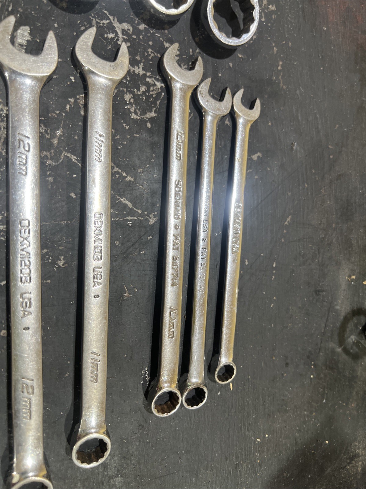 Snap On OEXM Metric Combination Wrench Set 8mm -19mm 12 Pieces