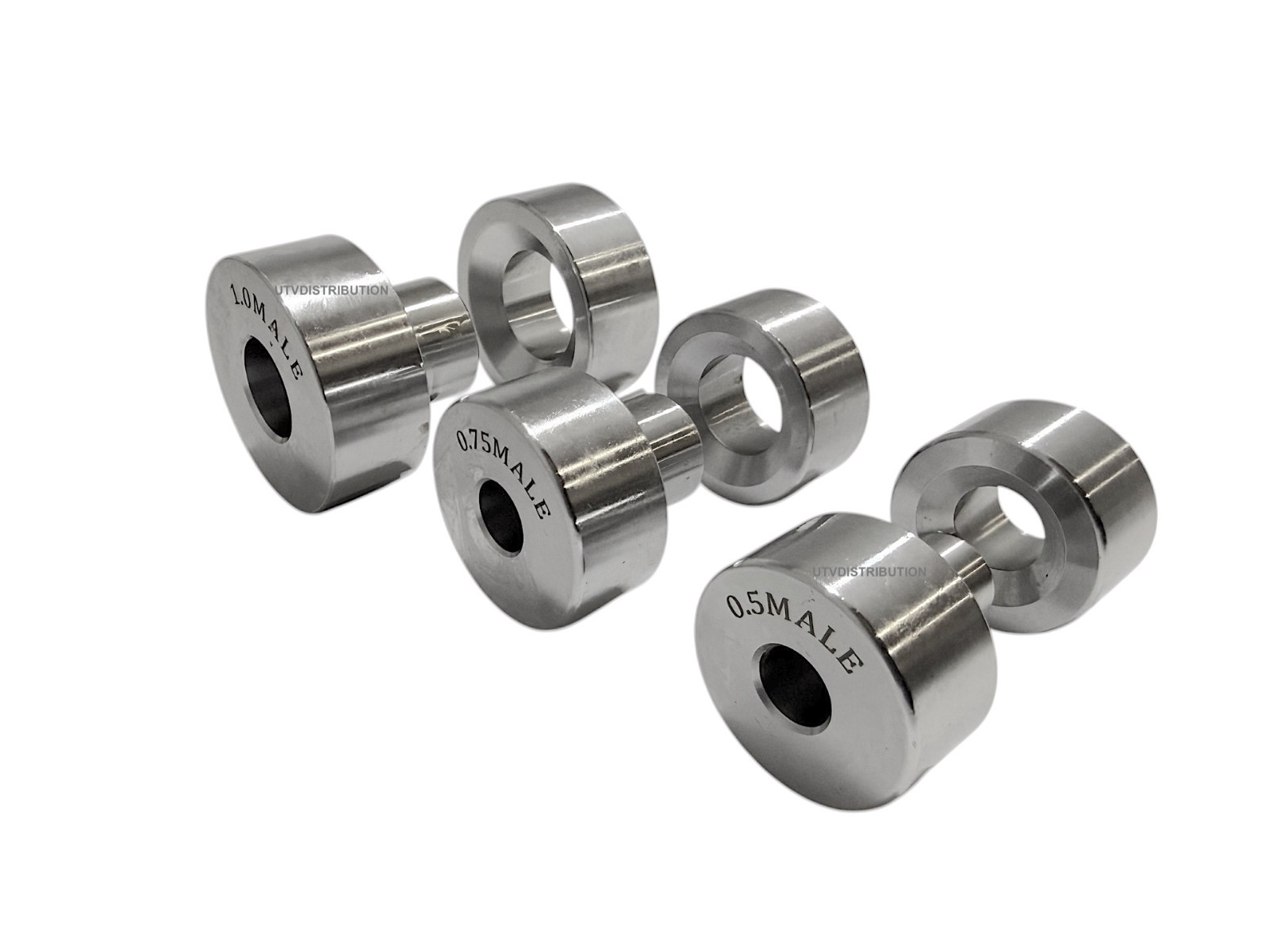 Dimple Die Set 3 Piece 1/2″ 3/4″ 1″ Bolt Together or Hydraulic Press USA MADE