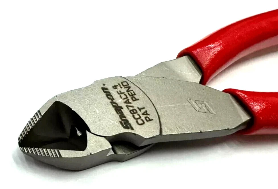 Snap-on RED 8″ Combination Cut Flush Cutter w/Hard Wire Feature CC87BCF NEW USA