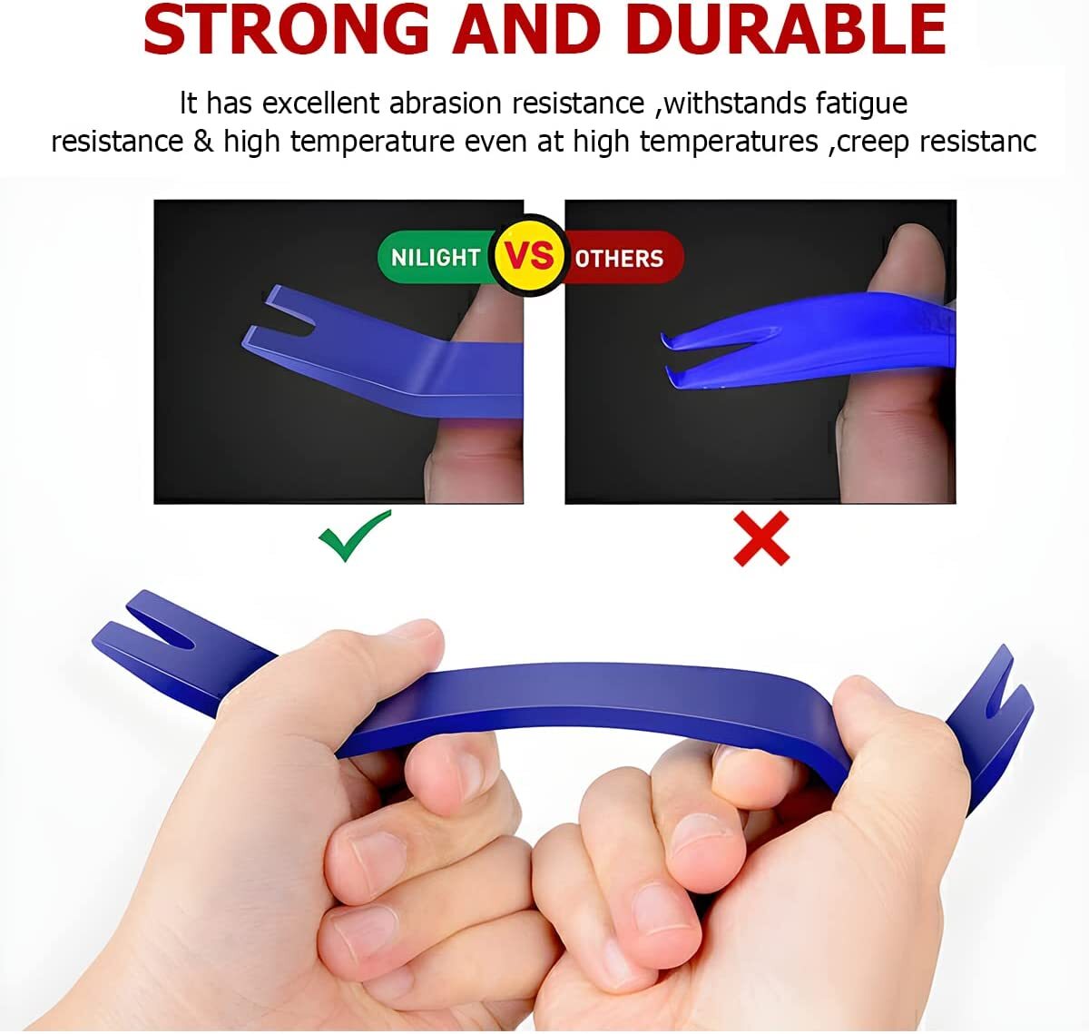 12Pcs Trim Removal Pry Tool Set for Car Radio Panel Door Dash Clip Fasteners US