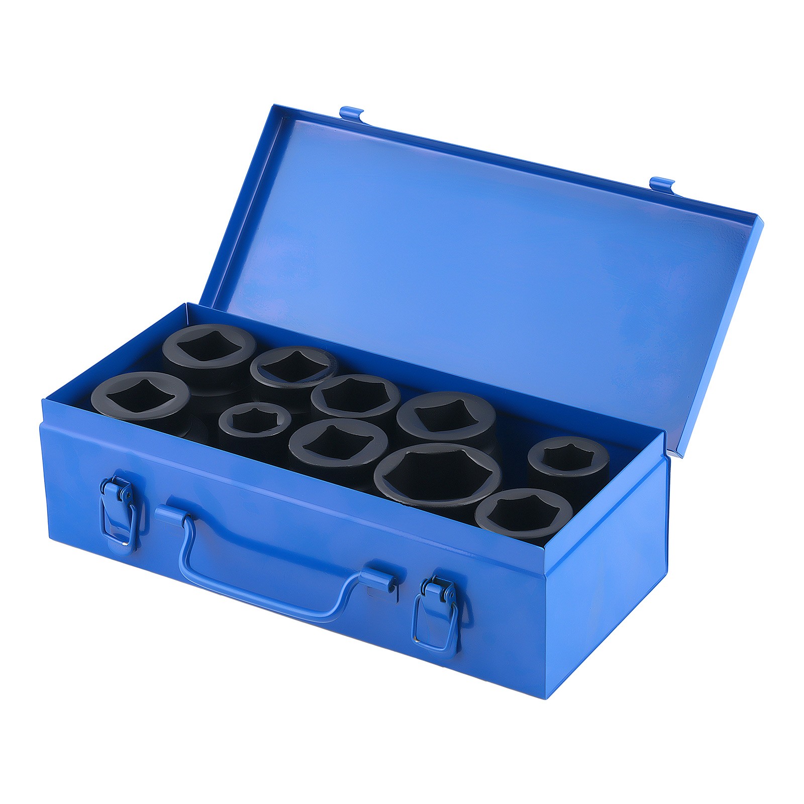 1in Drive 10pc Impact Socket Set 6-Point 22-50mm CR-V Agricultural Machinery