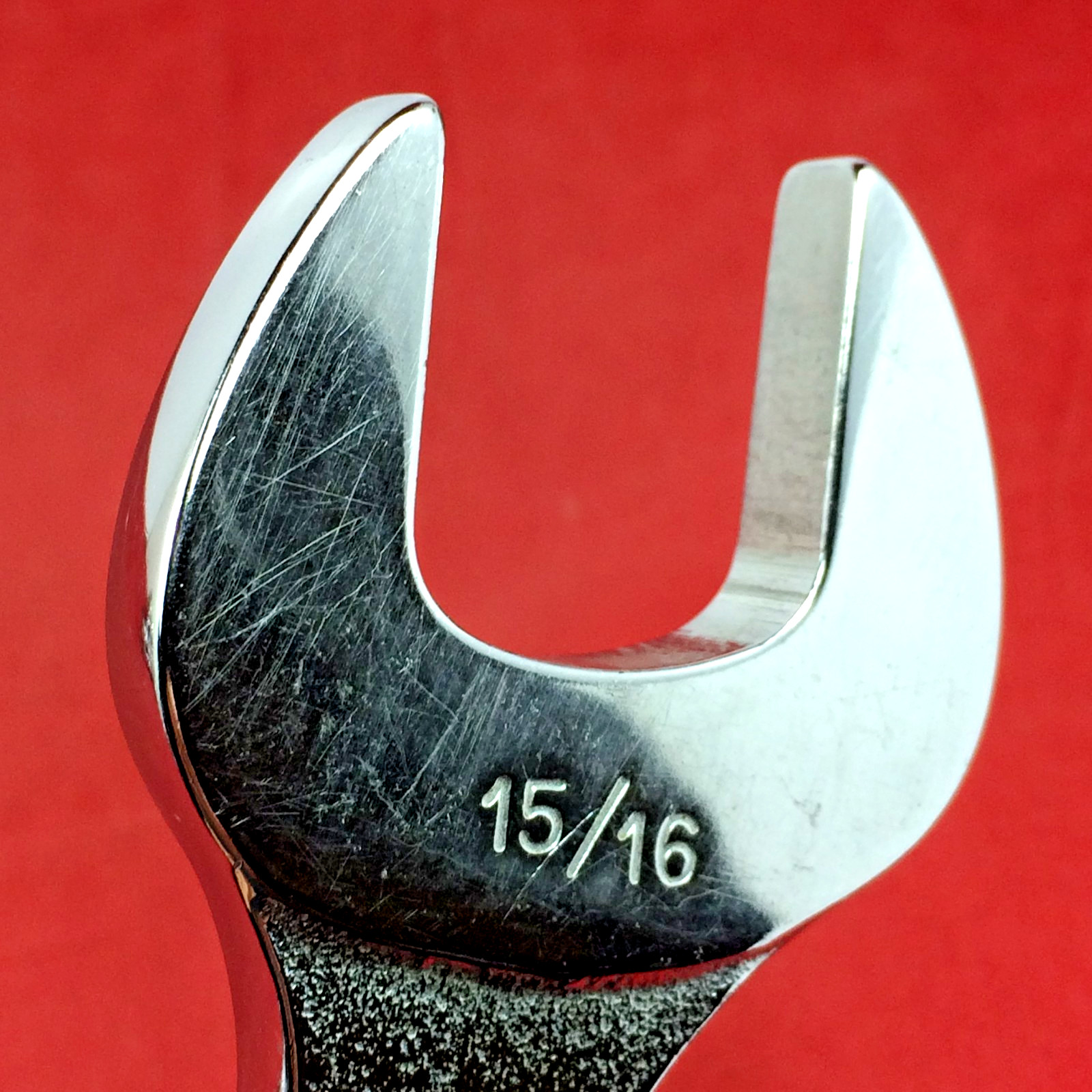 Snap-on 7/8″ x 15/16″ VS2830 SAE Chrome Open-end Wrench Underline Engraved