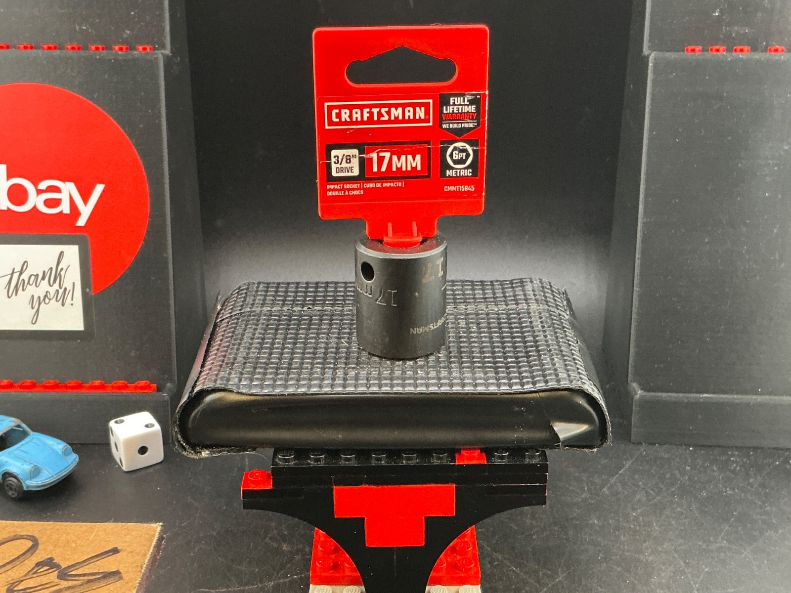 CRAFTSMAN Tools CMMT5845 3/8 » drive 17mm Short 6pt impact blk oxide new 📦