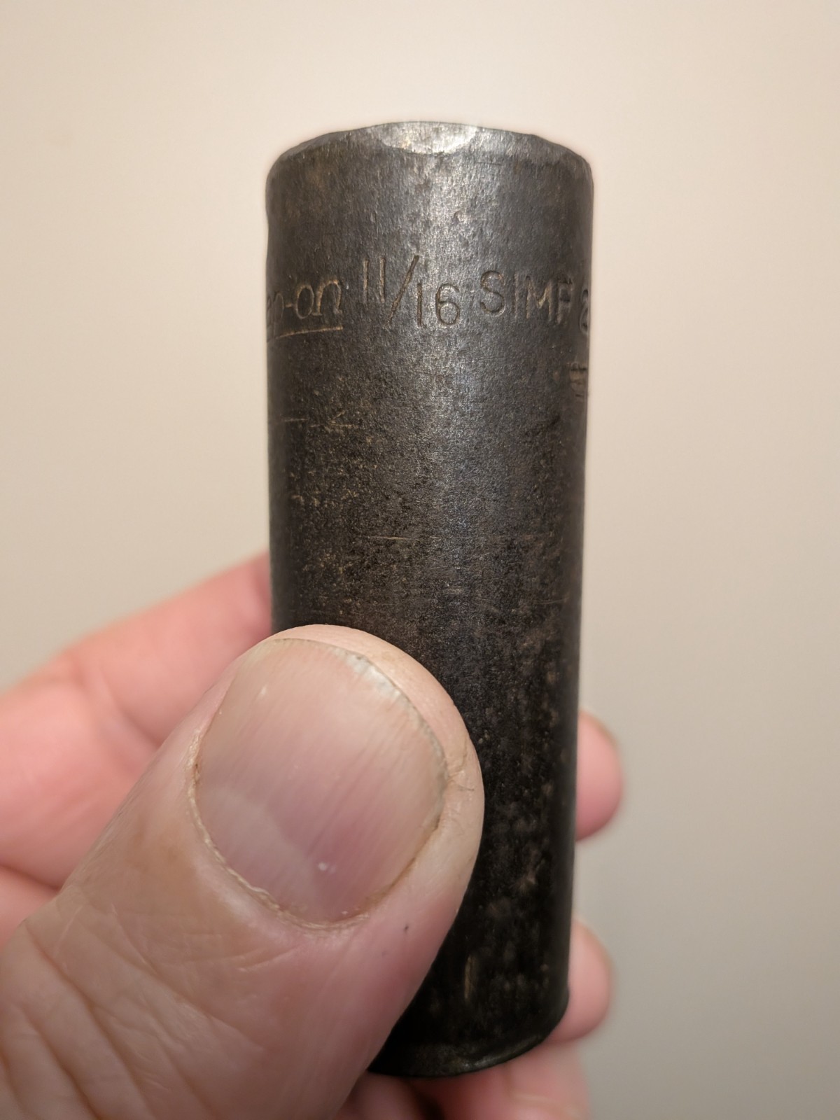 Snap-On SIMF220 3/8″ Drive 6 Point 11/16″ SAE Deep Impact Socket USA