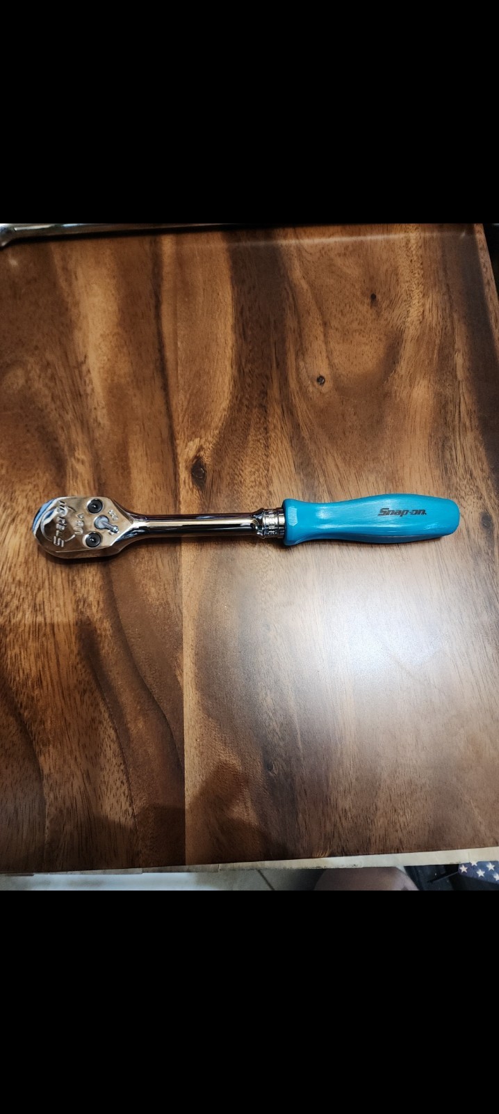 *NEW* Snap On Tools SHD80 1/2″ Dr TEAL Hard Handle Ratchet