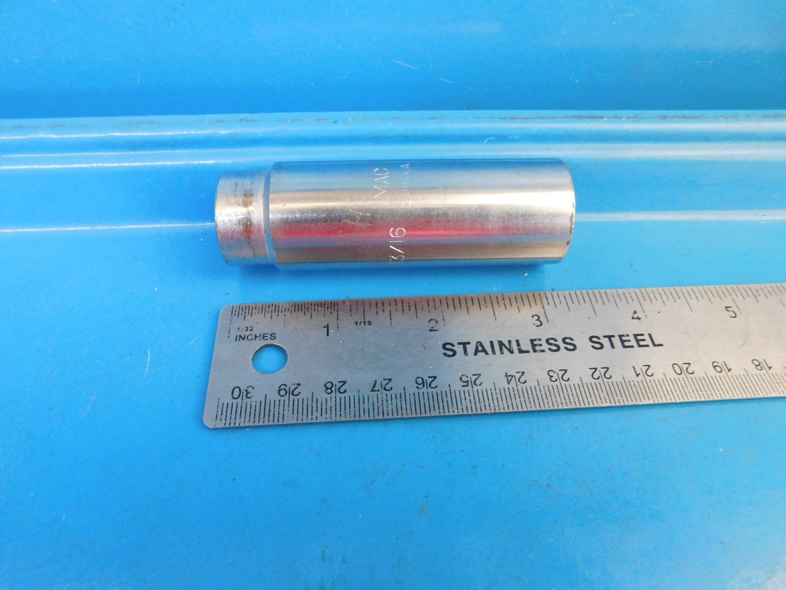 USED,MAC TOOLS » 13/16 IN » 1/2 IN. DR. DEEP 12 POINT SOCKET, PART #VD262