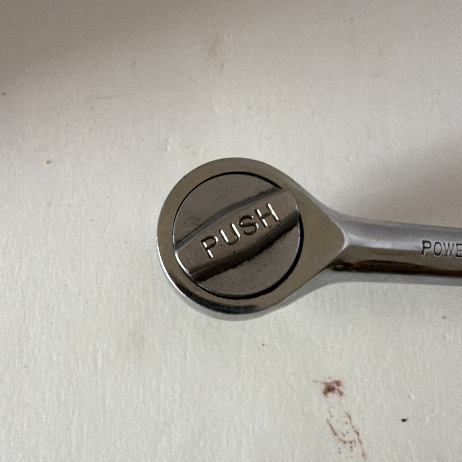 Power built 3/8 In Drive 7.5 In Long Quick Release Ratchet Part# Cr V