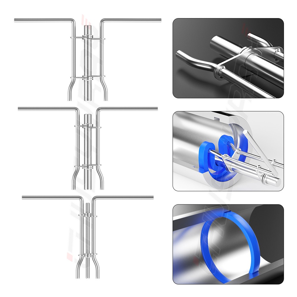 3） Pack Hydraulic Seal Installation Tools Hydraulic Cylinder Piston Repair Seal
