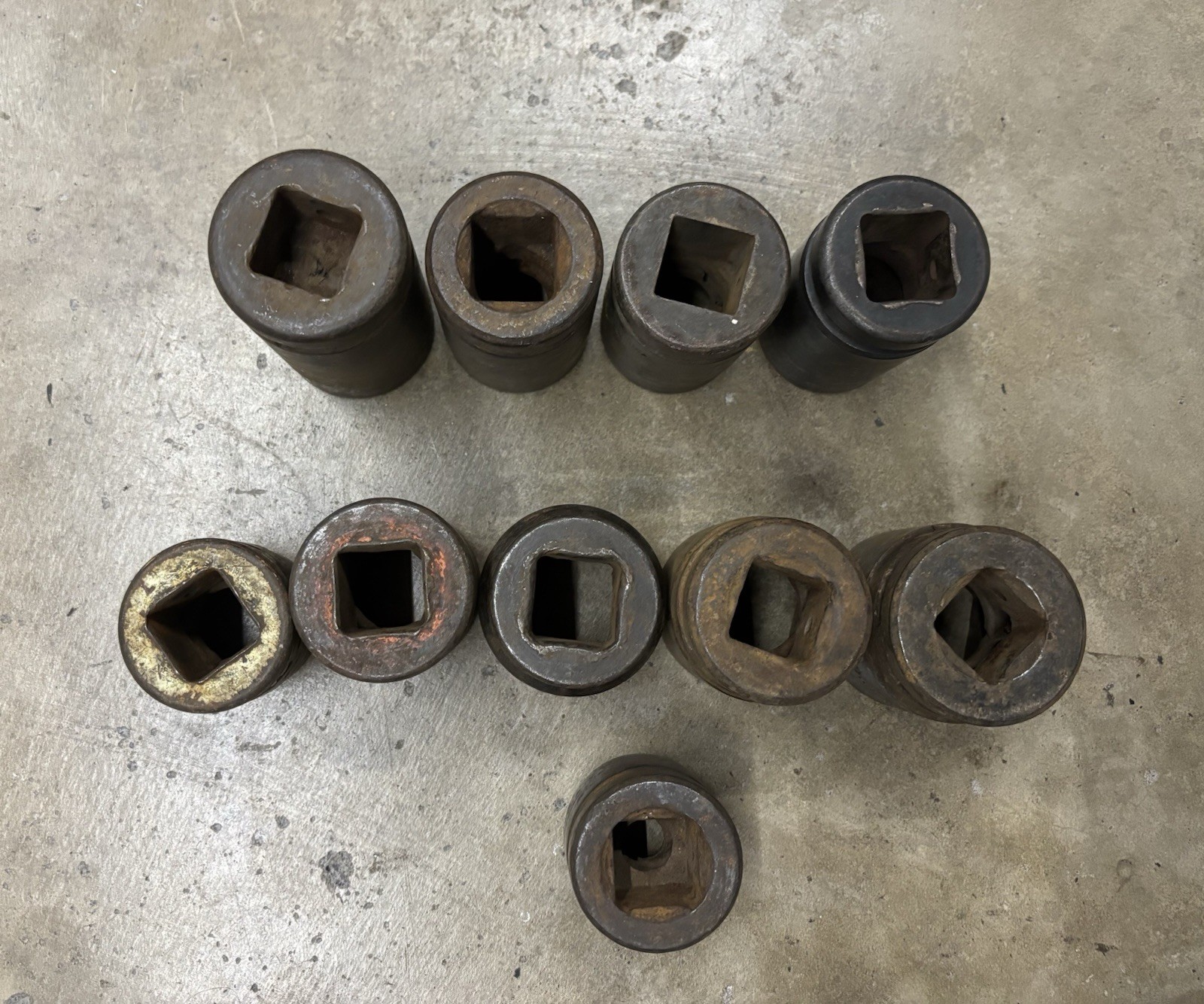 Mixed Lot 9 Pieces 1” Drive Impact Sockets Snap-on PROTO+