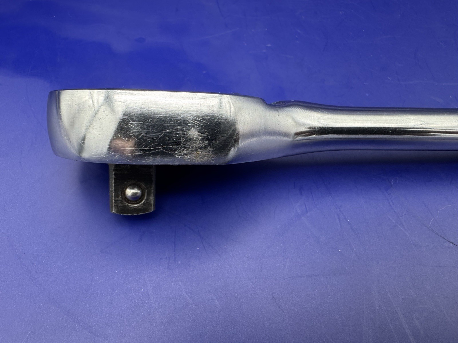 Proto Professional Rare All Chrome 1/2” Ratchet No.5449 Super Nice Made In USA