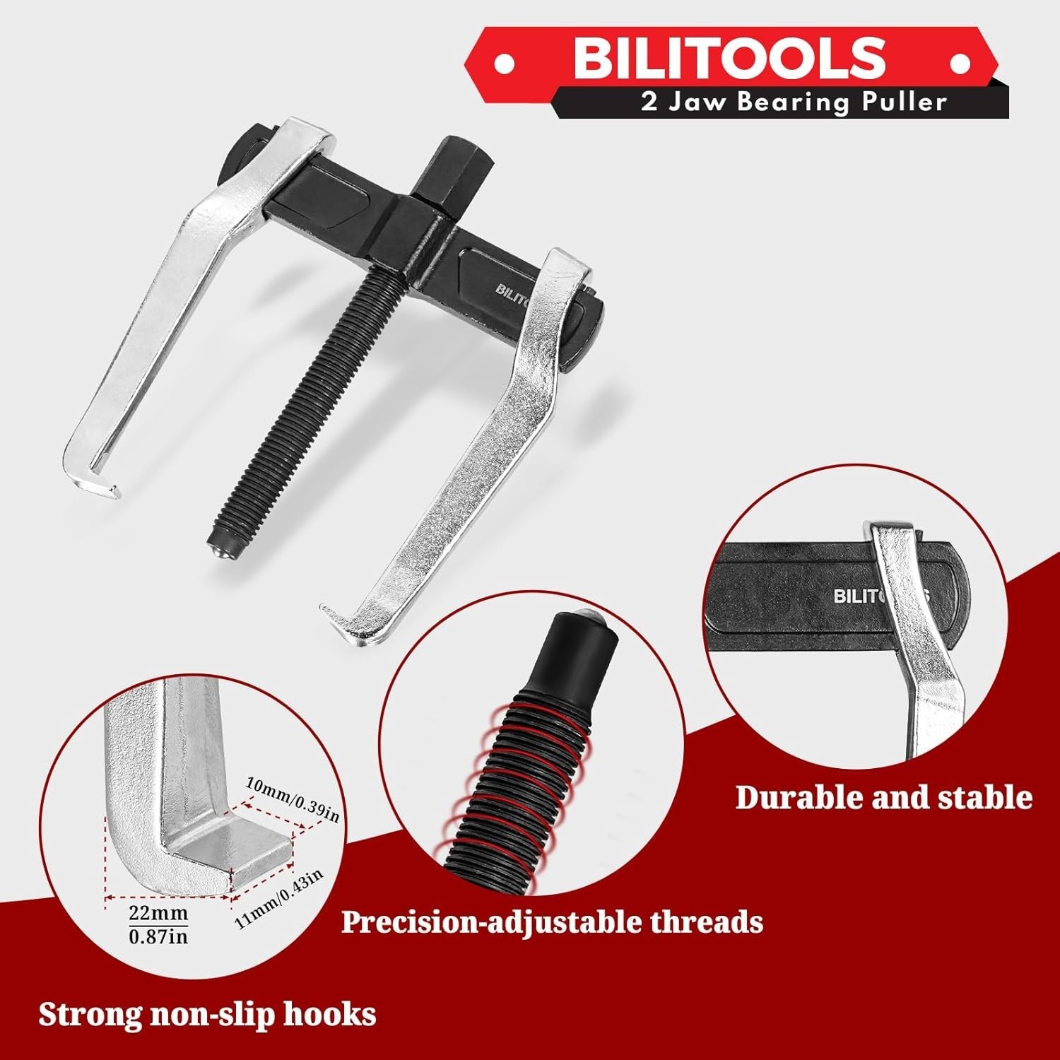 4″ 2-Jaw Gear Puller for Automotive Use – Quick & Secure Component Removal