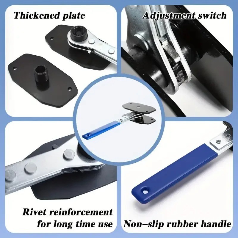 Car Ratchet Brake Piston Wrench Spreader Caliper Pad Install Tool Press Portable