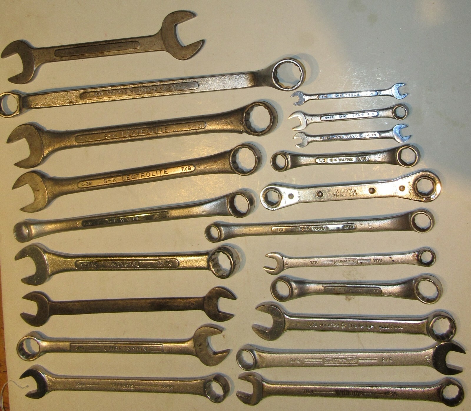 YOU PICK (USA MADE) CRAFTSMAN SK Wayne Williams Proto Lectrolite Barcalo Metcoid