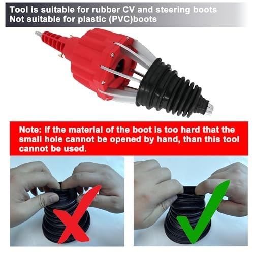 Universal Pneumatic CV Joint Boot Installation Tool Kit – CV Boot Expander & Spr