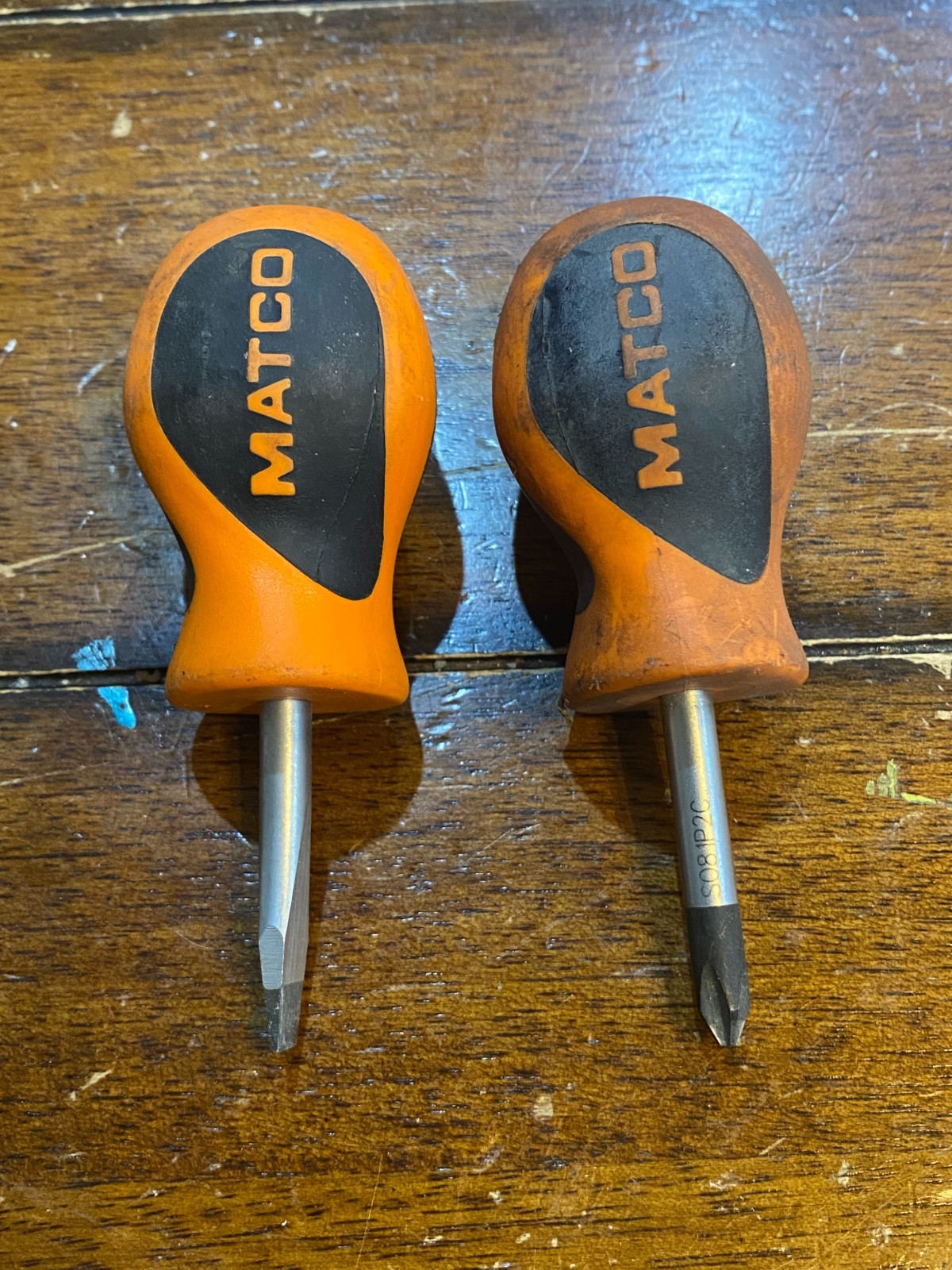 Matco Stubby Screwdriver Set Flat Head & Phillips – Pre Owned Condition