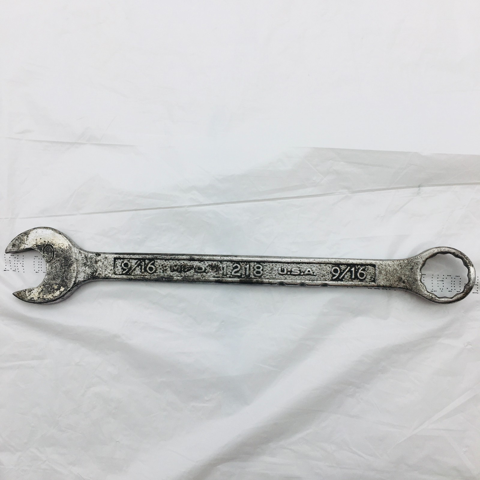 Plomb Tools 9/16″ Combination Wrench 12 #1218 Point Vintage USA Plumb