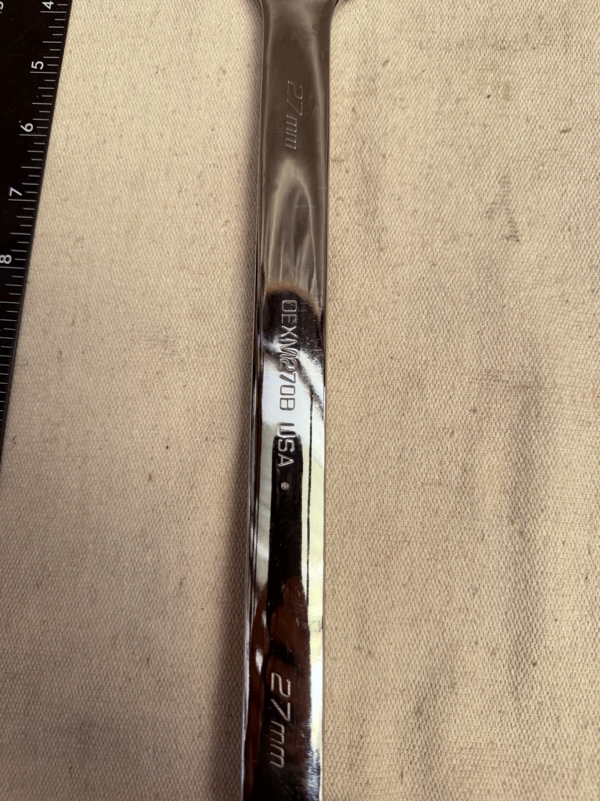 Snap-on 27 mm 12-Point Metric Combination Wrench OEXM270 USA