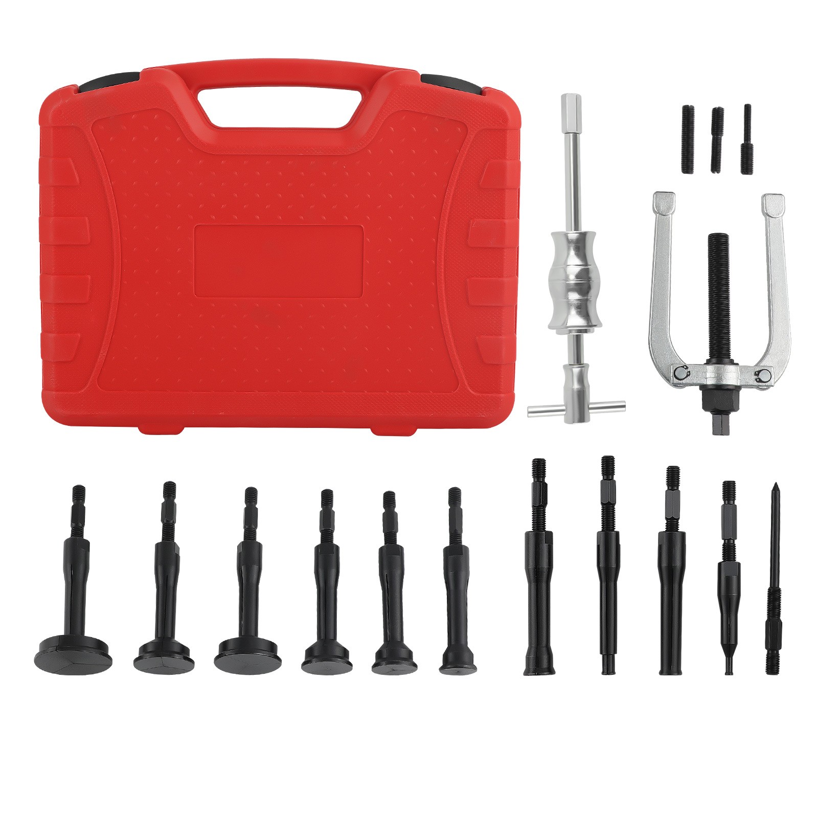 16pcs Inner Bearing Extractor Blind Pilot Bushes Bearings Removal Tool Set