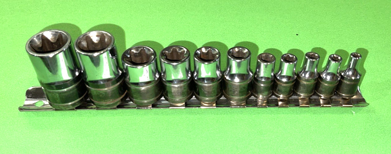 MATCO TOOLS SIVER EAGLE 11 PIECE MULTI-DRIVE INSIDE TORX SOCKET DRIVER SET