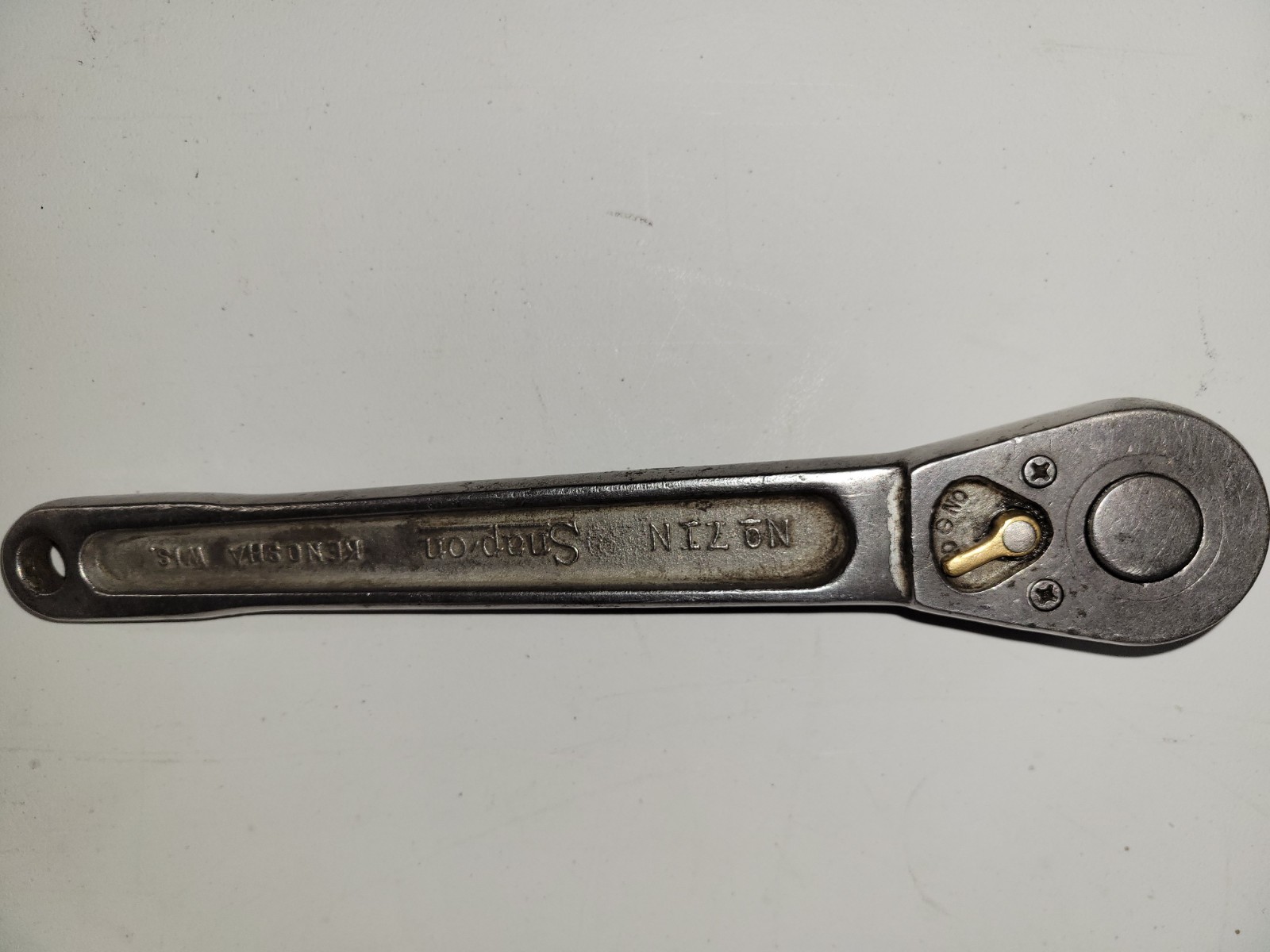 1945 Rare «Snap On No.7 1N Ratchet 1/2” Drive» ISSUE «G» GOVERNMENT