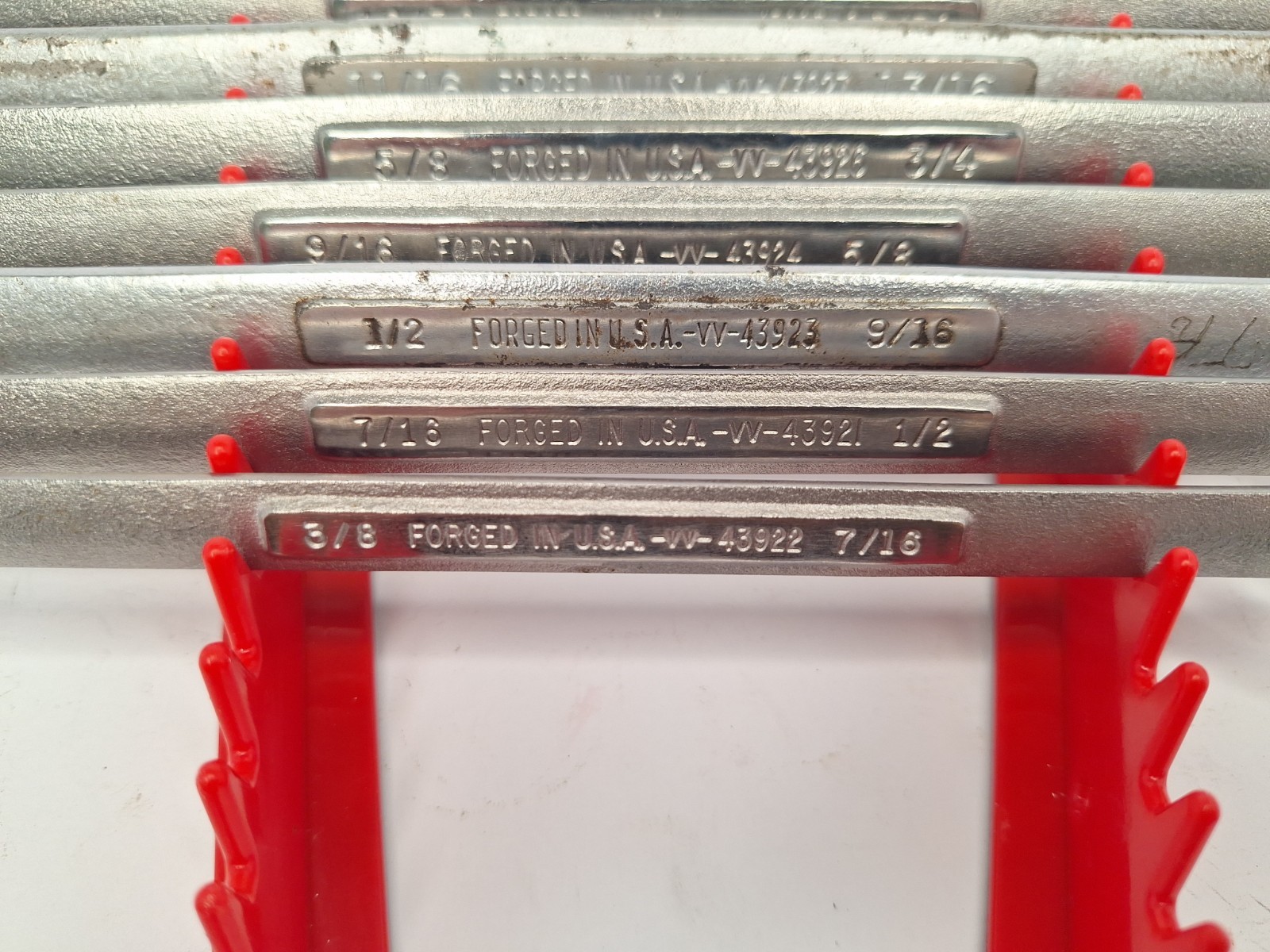 SEARS CRAFTSMAN USA VV 9PC SAE DOUBLE BOX END WRENCH SET 3/8″ to 1″*READ* (C1)