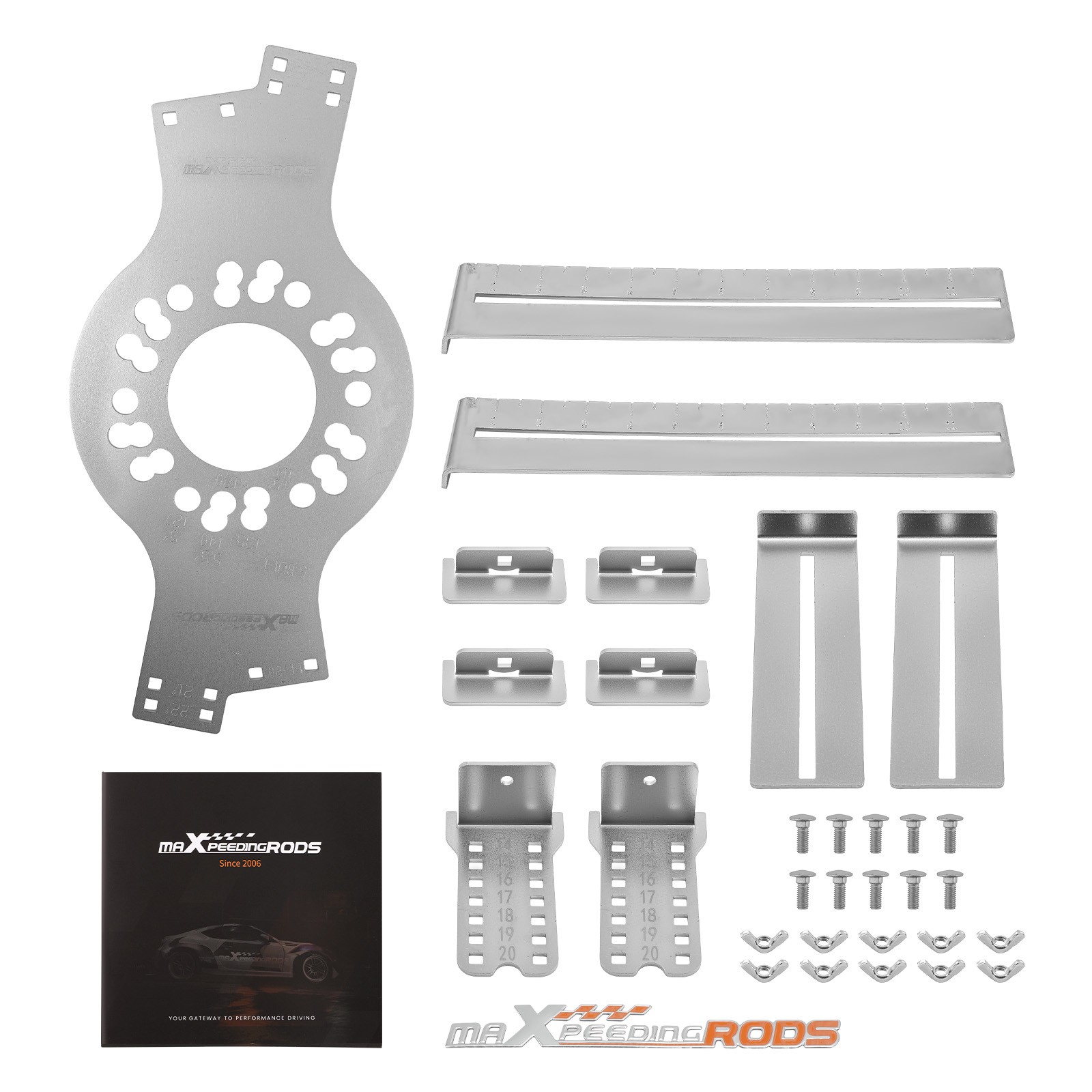 6-Lug Wheel Alignment Tool Steel 6×114 6×120 6×140 Front Rear Wing Nut