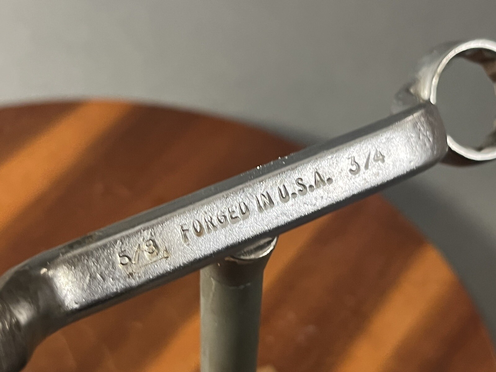Duro / Indestro Tools USA 743A 5/8in X 3/4in Offset Stubby Double Box Wrench