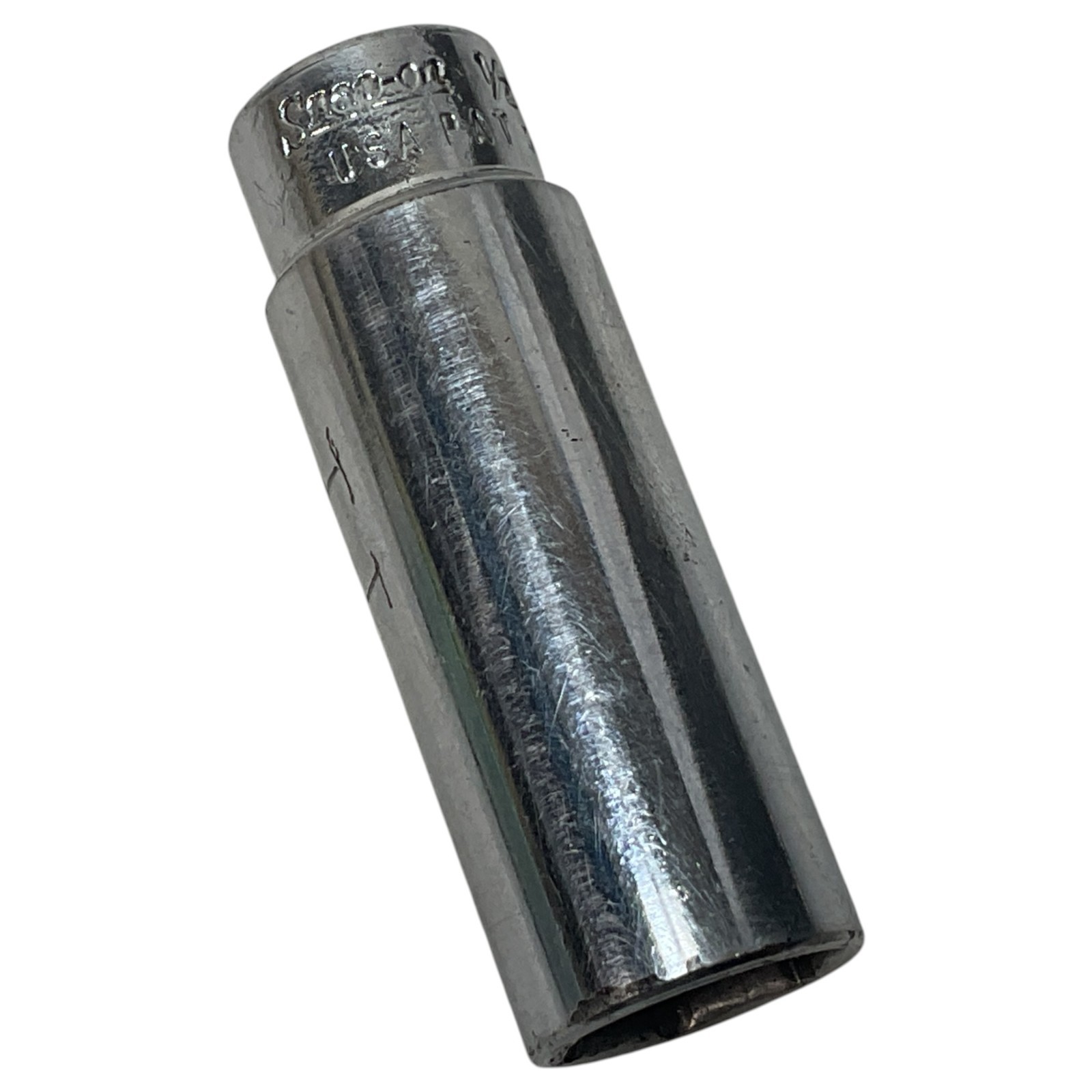 Snap-on STM16 1/2″ Deep 6 Point Socket 1/4″ Drive Chrome USA Mechanic Tool