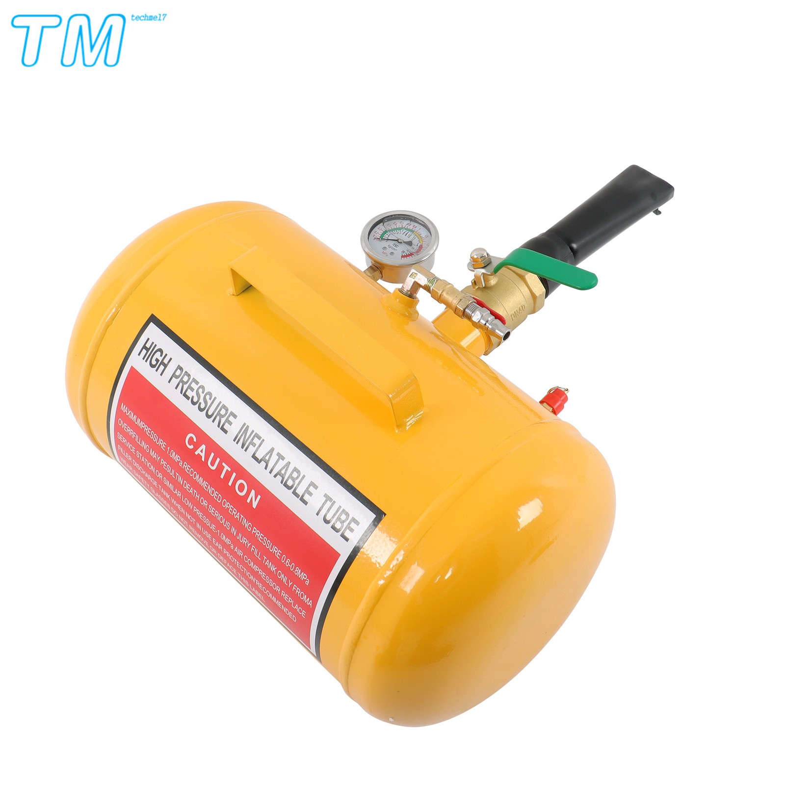 5 Gallon 145 psi Yellow Heavy Duty Air Tire Bead Seater Blaster Seating Tool