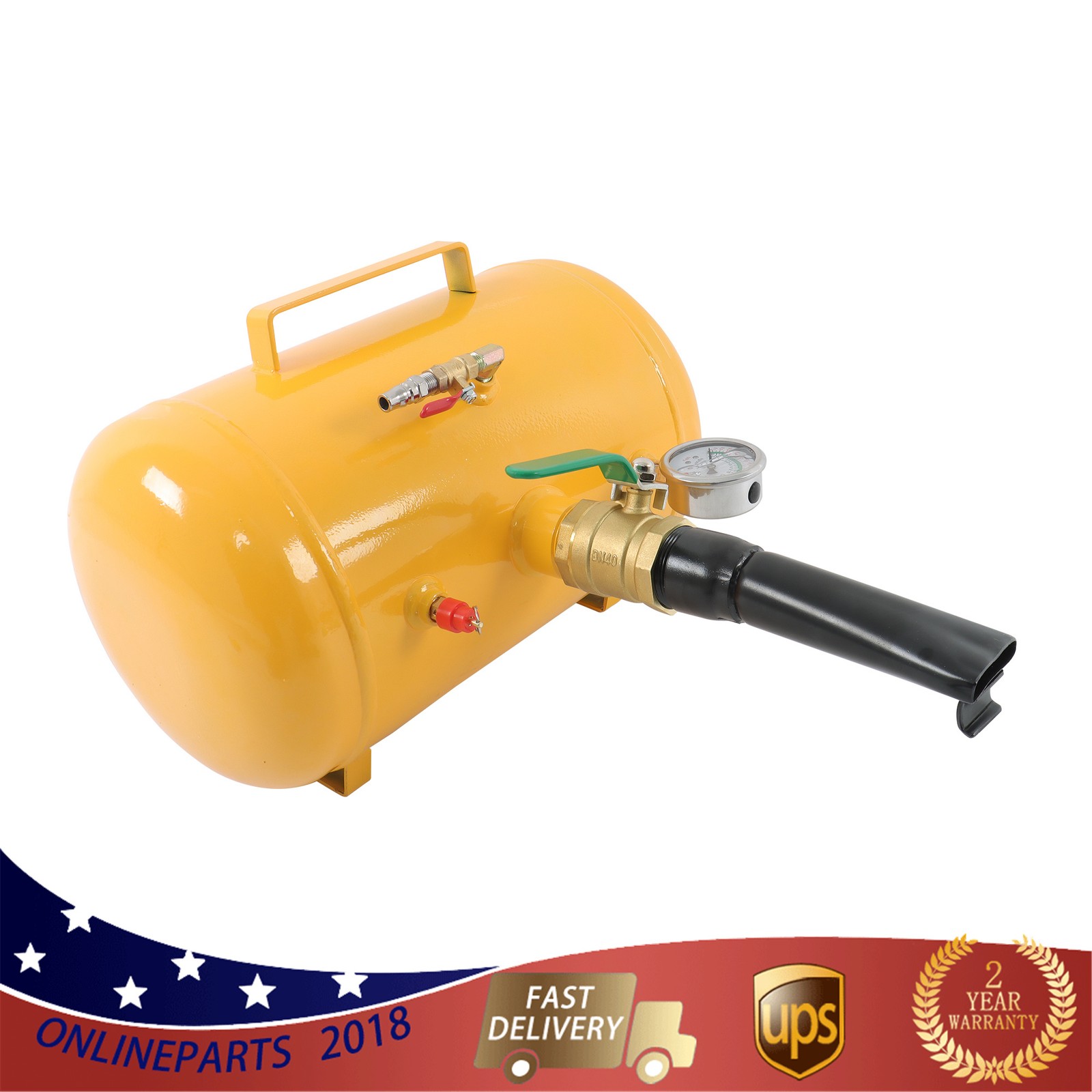 5 Gallon Heavy Duty Air Tire Bead Seater Blaster Seating Tool Carbon Steel 145