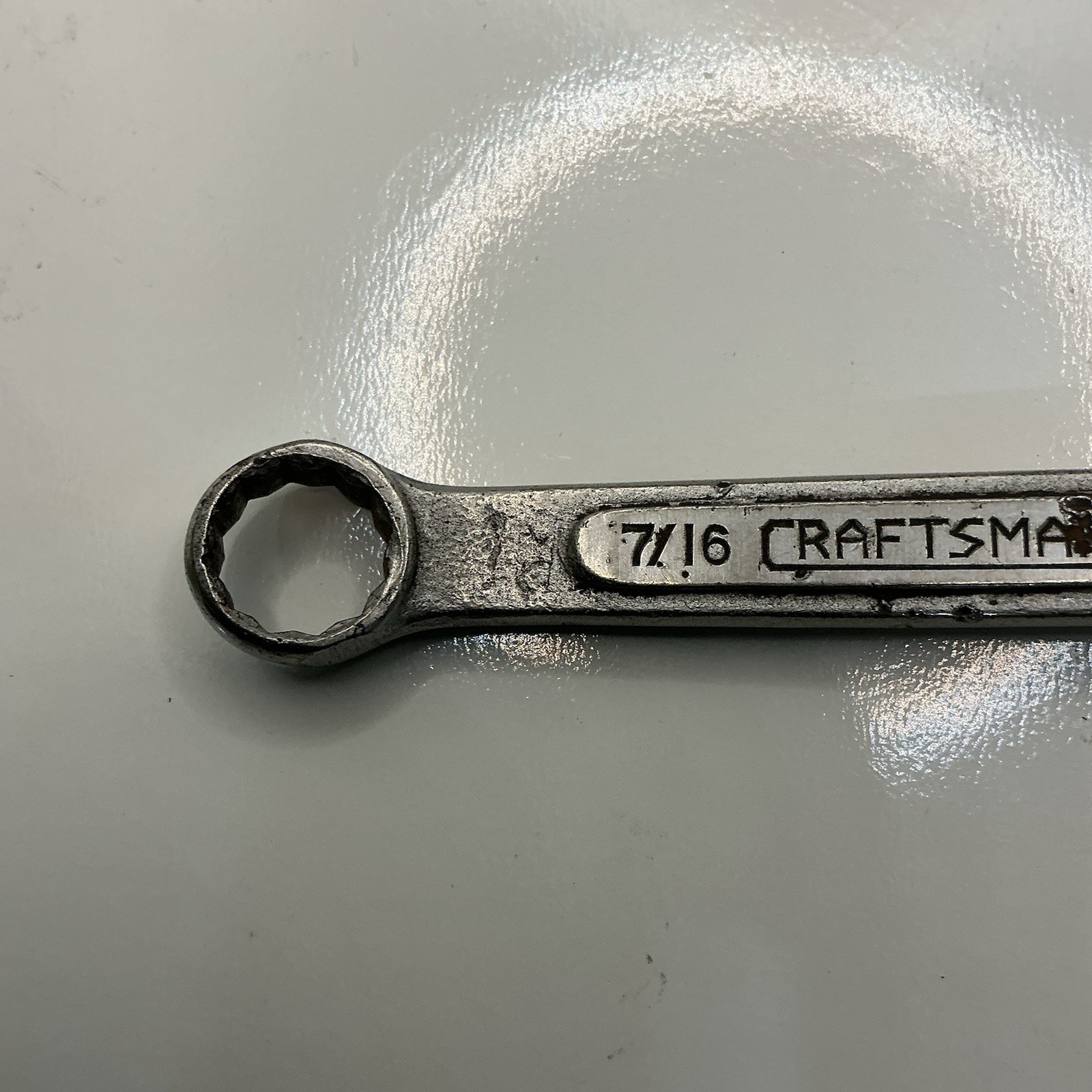 Craftsman Vanadium 3/8” x 7/16” Double Box End Wrench 12 Point SAE USA