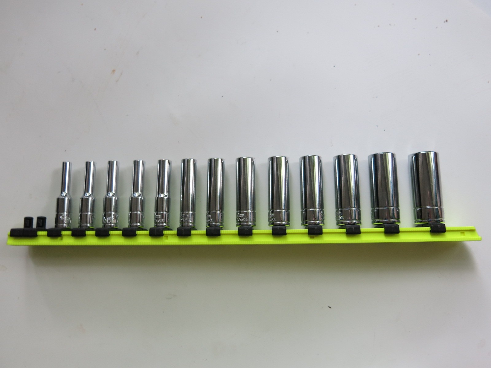 MATCO Tools 1/4″ DRIVE SILVER EAGLE METRIC DEEP SOCKET SET Snap on Hi-Viz Rail