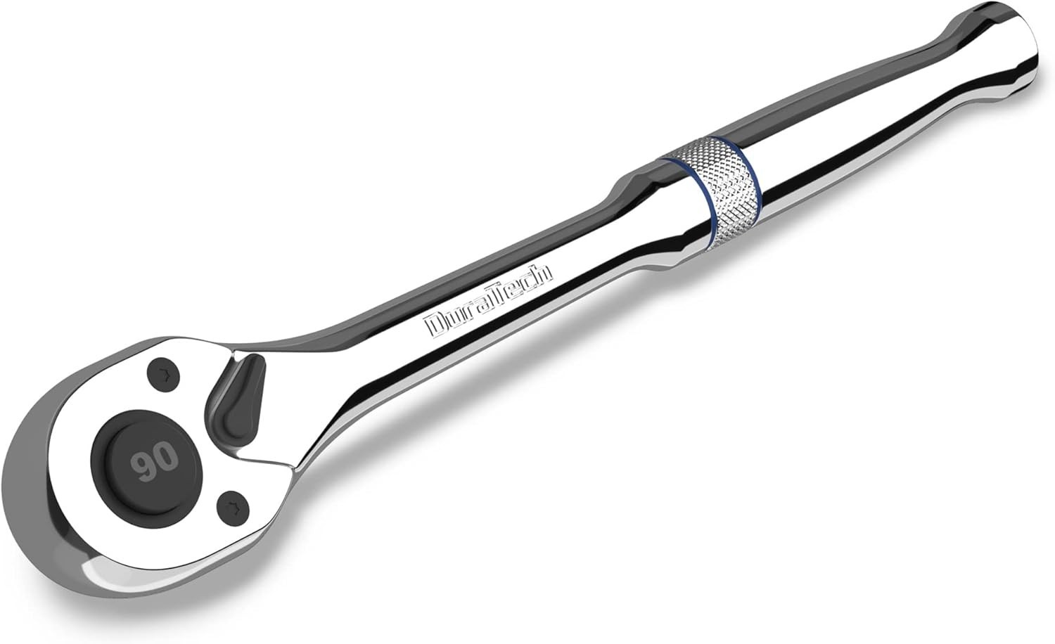 3/8-Inch Drive Ratchet, 90-Tooth Quick-release Ratchet Wrench, Reversible, Ch…