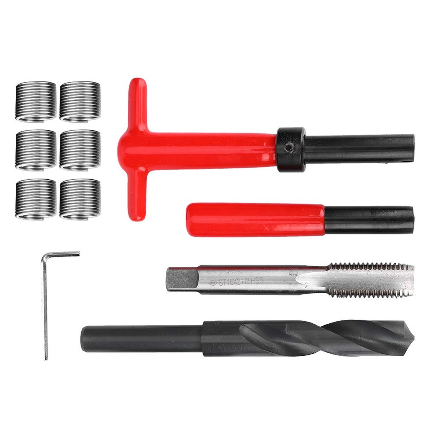 ViaGasaFamido M16x2 Thread Repair Kit Stainless Steel 11 Pieces with Twisted …