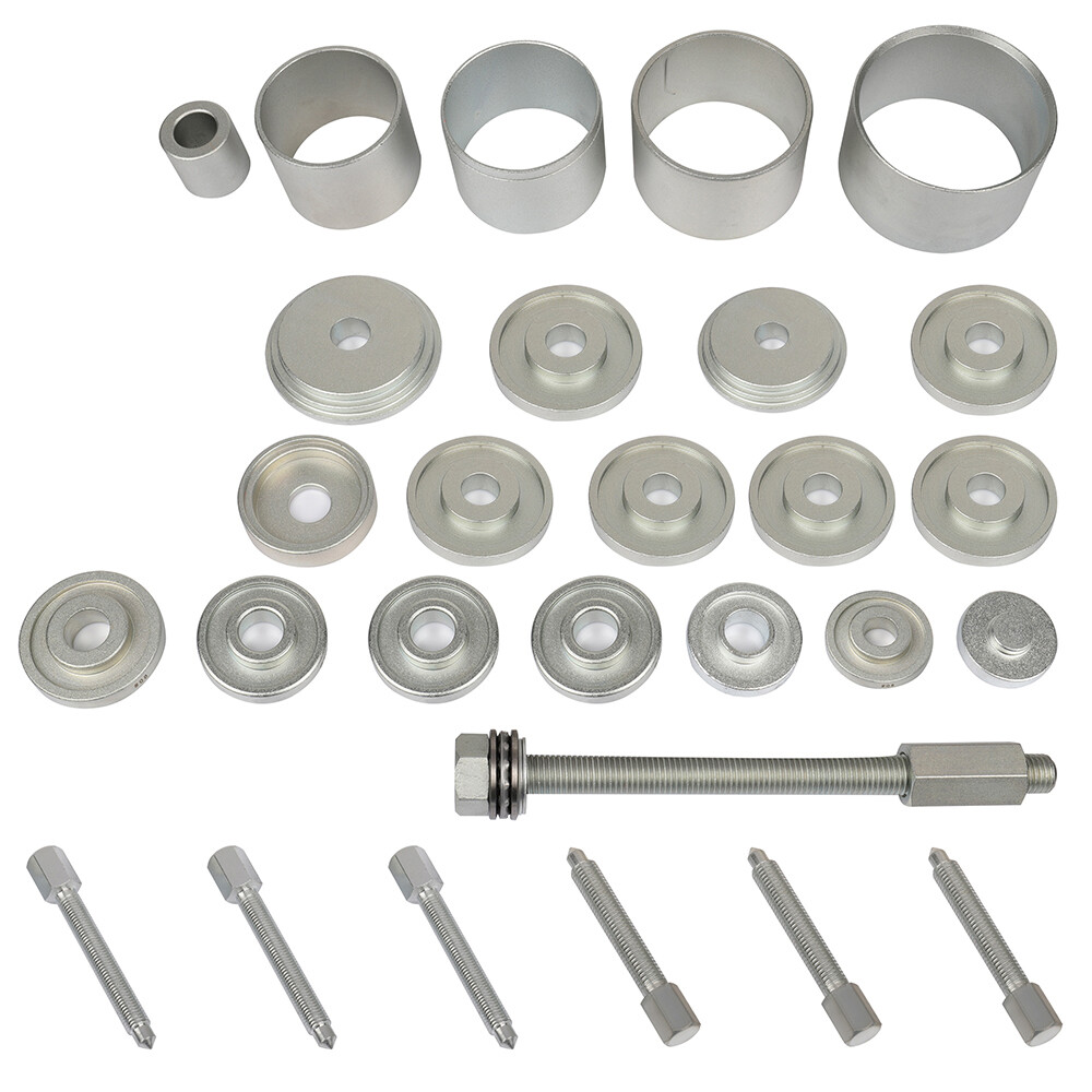 31 pcs Front Wheel Drive Hub Bearing Puller Remover Install Removal Tool Kit Set