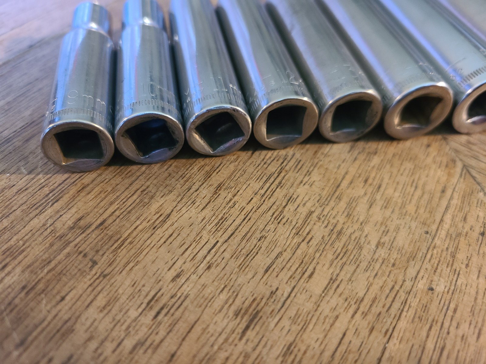 Craftsman 11pc 3/8″ Drive Metric Deep Socket Set 6 Point 9mm-19mm V And G Socket