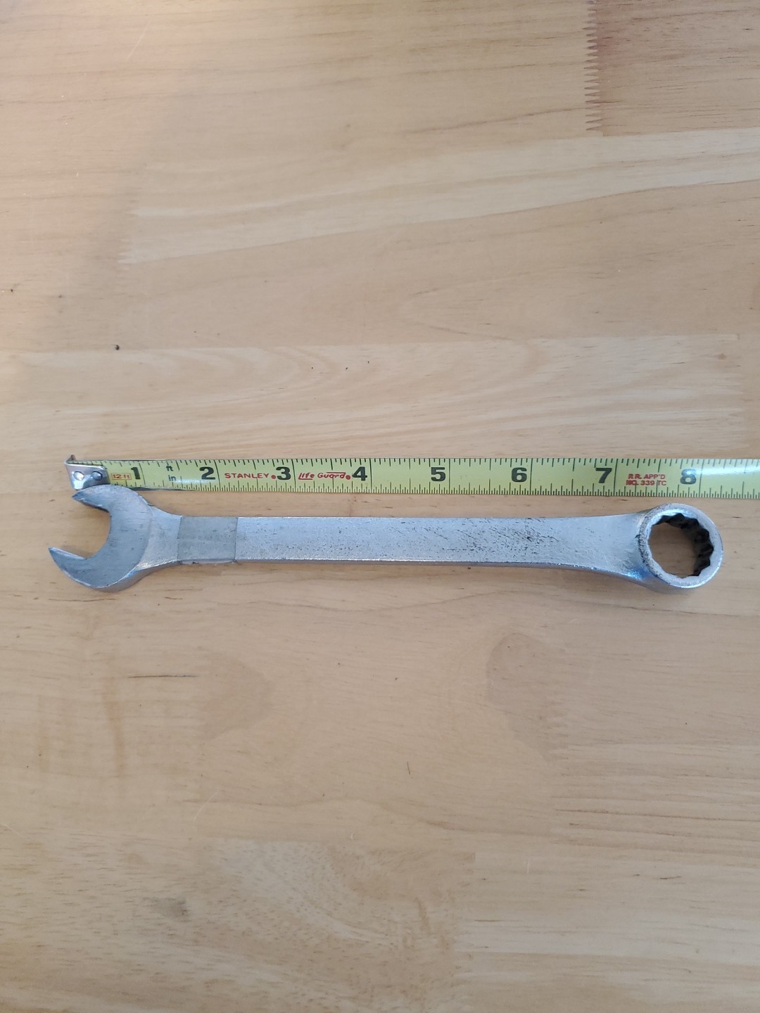 Action 17mm #44017 Combination Wrench 12pt USA Made Owner Marks