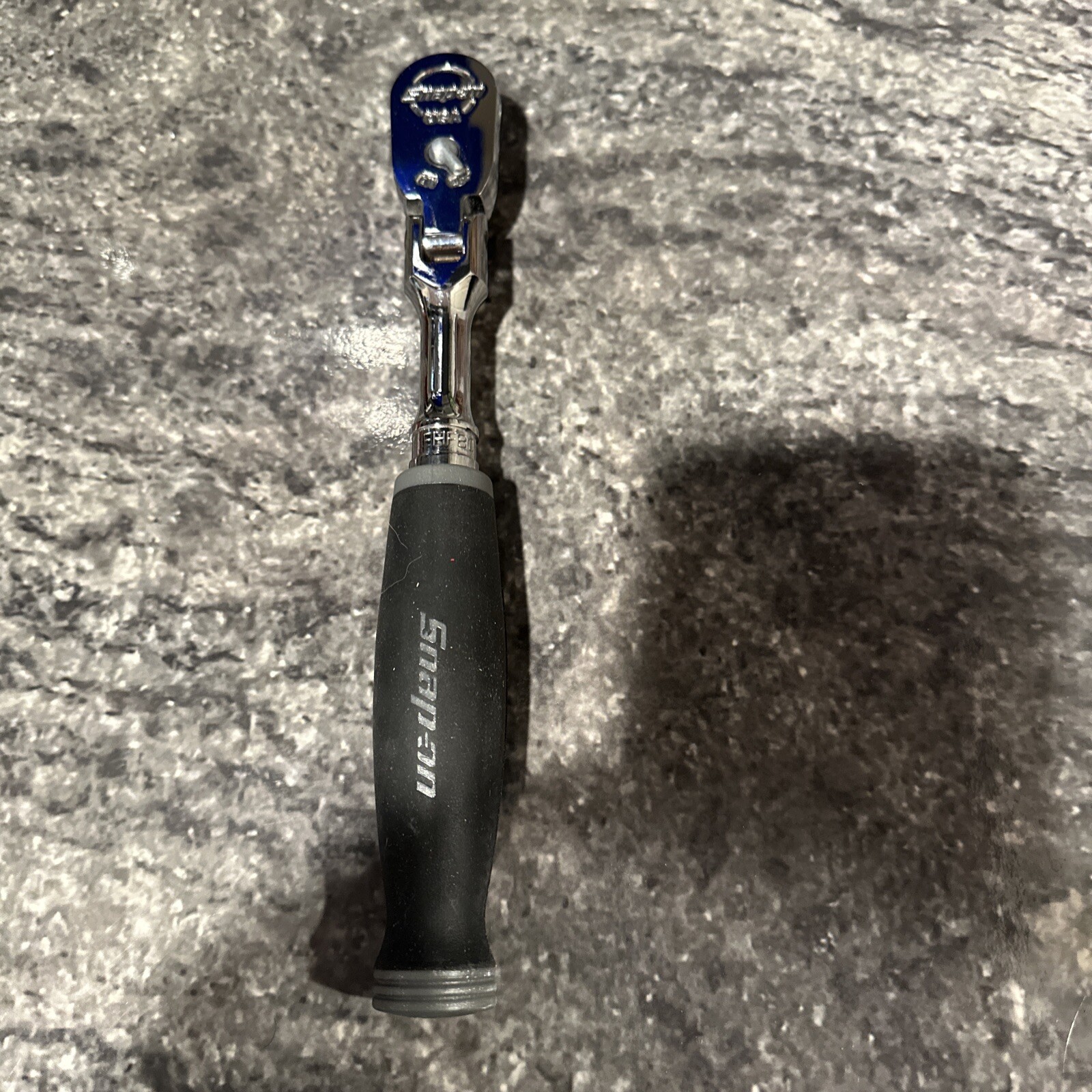 Snap-On fhf80a 3/8” drive flex head soft grip handle ratchet titanium