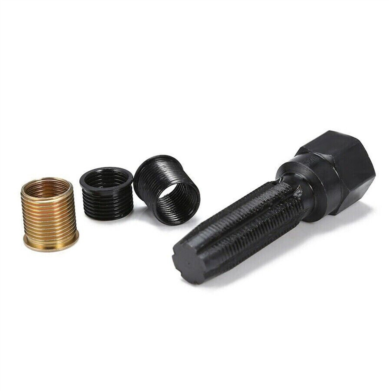 M14 x 1.25 mm Spark Plug Rethread Repair Tap Tool Thread Reamer Inserts Kit SeOS