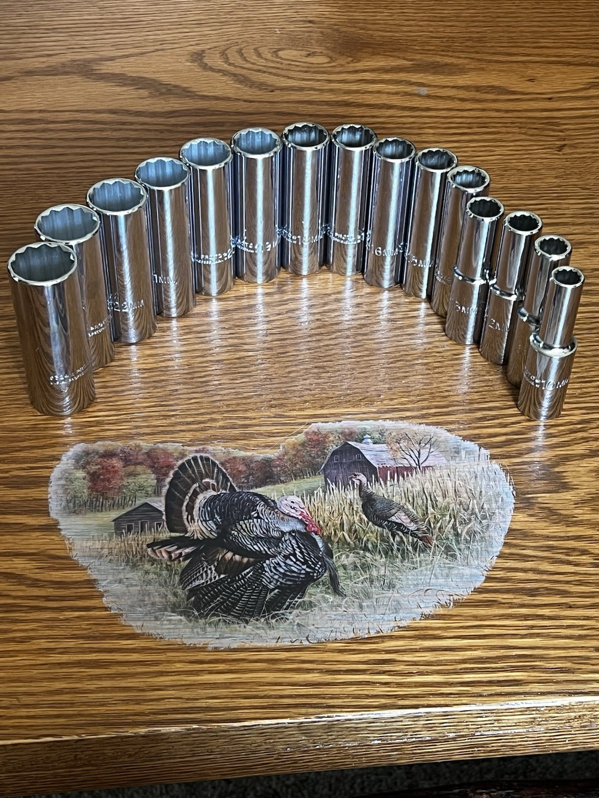 Proto® Professional 1/2″ Drive 15 Pc Metric Chrome Deep Socket Set 12 Point USA