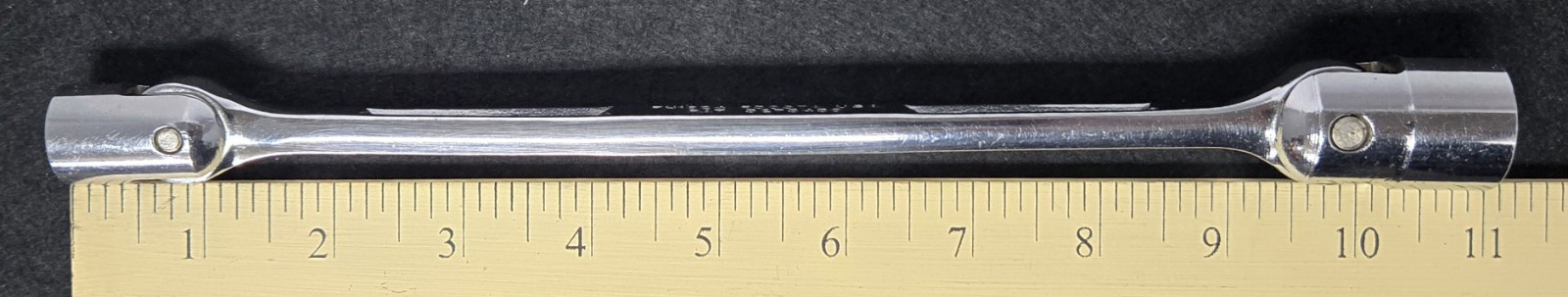 Snap-on (Unmarked) FH1824 USA 9/16 & 3/4″ Flex Head Wrench Excellent Condition