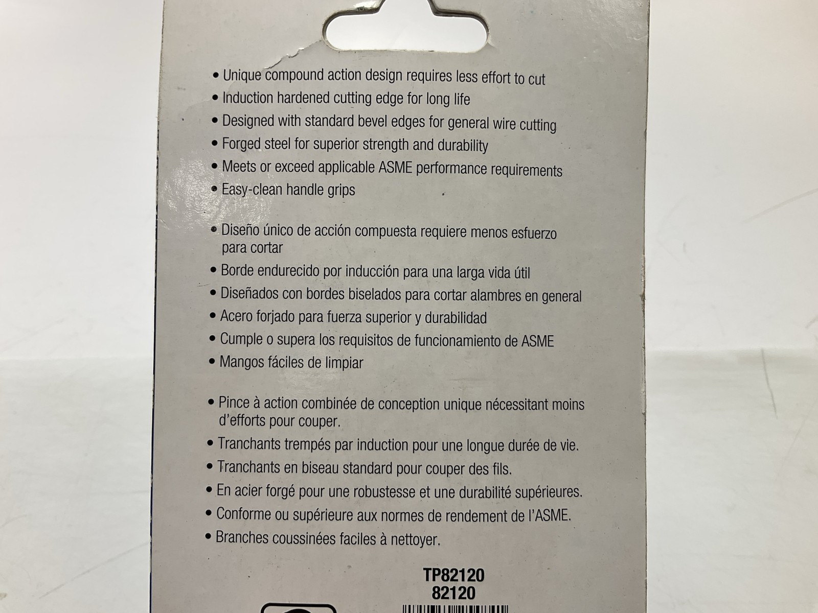 TEQ Correct TP82120 Professional 8″ Compound Action Diagonal Cutting Plier BLUE