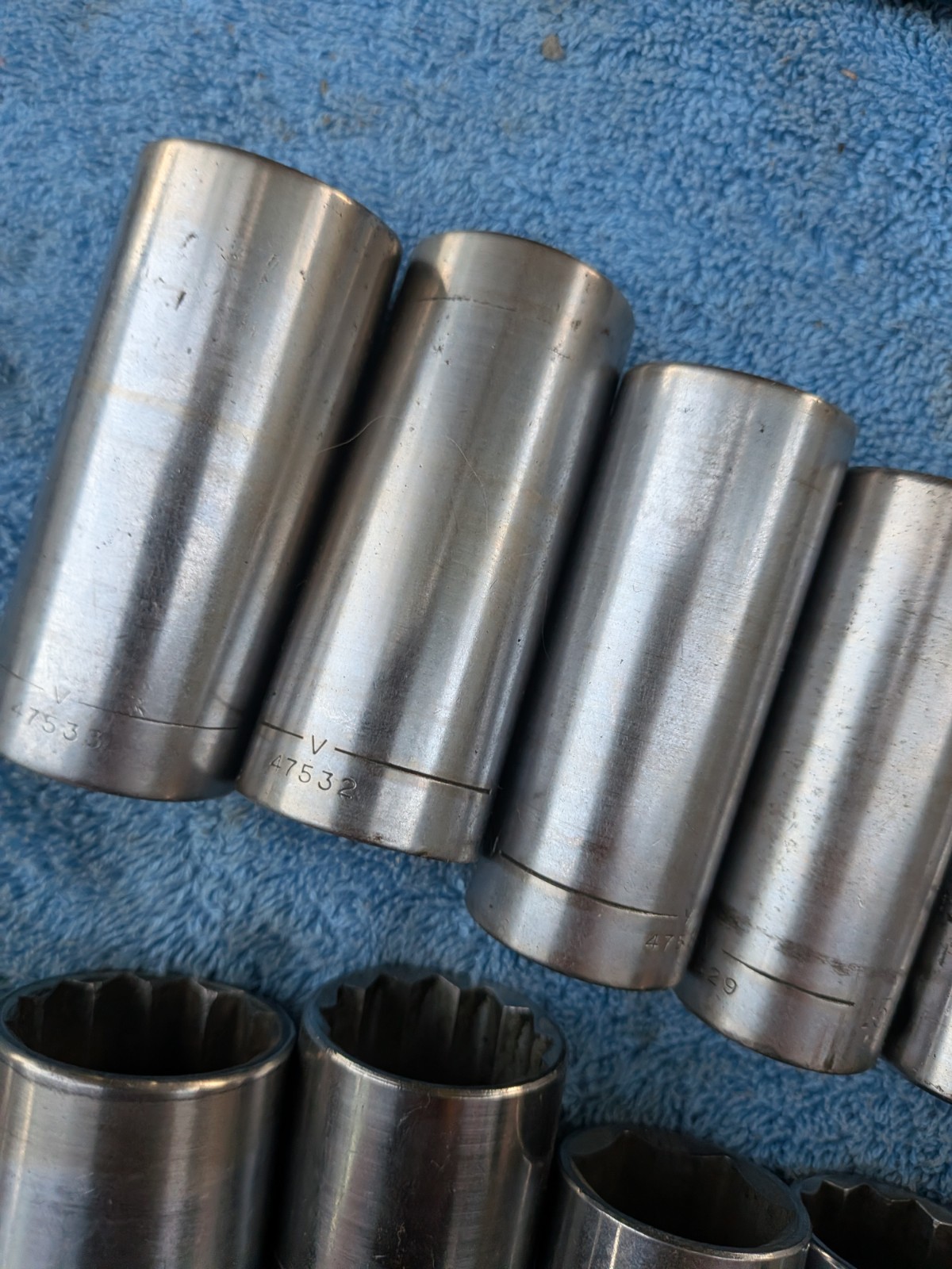 Craftsman 1/2″ drive SAE 27 pc Socket Set Deep & Shallow Sockets & Ratchet 12pt
