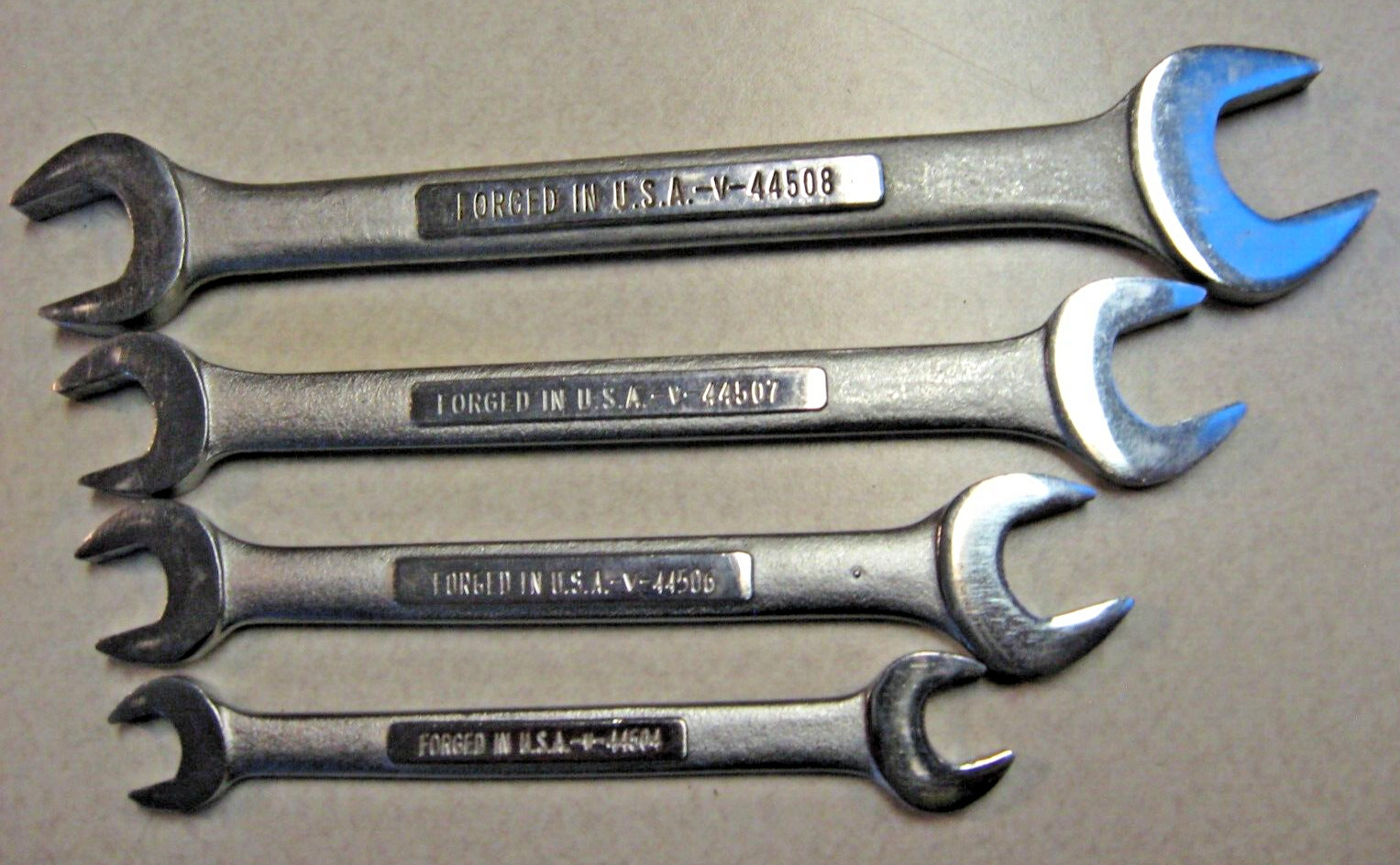 LOT OF CRAFSTMAN V METRIC OPEN END WRENCHES 10mm 11mm 12mm 13mm14mm15mm17mm 19mm