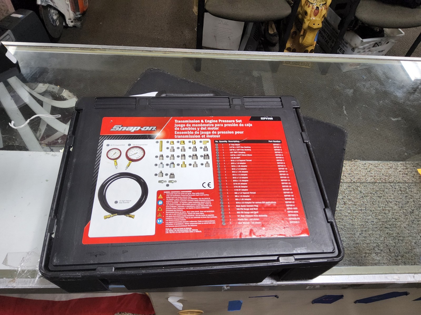Snap-On EEPV508 Engine and Transmission Pressure Set – MISSING PARTS