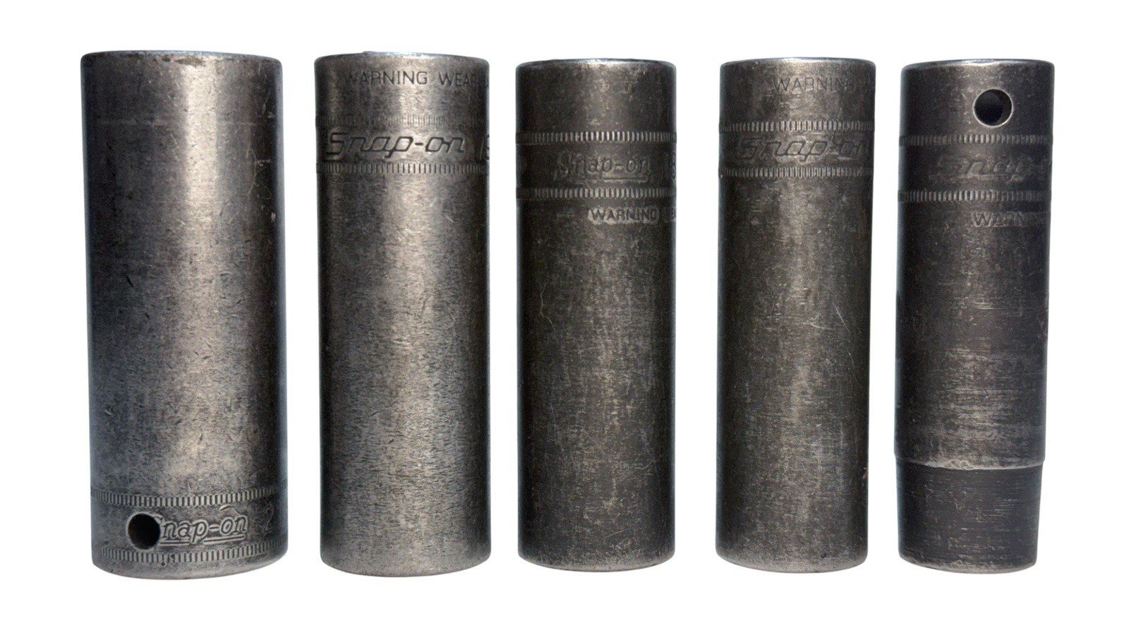 Snap-on 1/2″ Drive Metric Deep Impact Socket Set Of 5 – 21mm 19mm 18mm 17mm 14mm