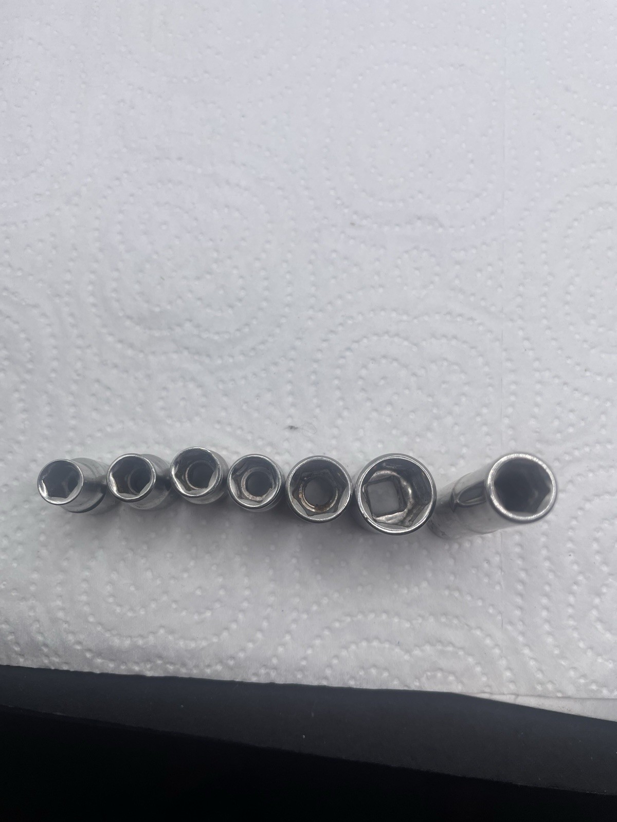 Craftsman S-AH Socket Lot 43492,43494,43496,43498,43502,43474,43493 All 6pt 1/4D