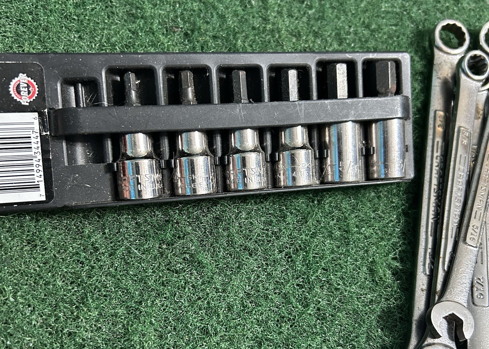 Craftsman 6 Piece Socket Set, & Non Slip Wrenches, & 3/4” Socket Wrench