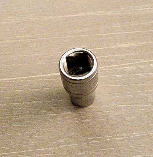 Craftsman USA 6mm Socket 6 Point 1/4″ Drive -VV- 43502 (Top Knurl M/M)